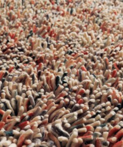 Tapis rond en laine - Aurelia multicolore - close up, thumbnail Tapis rond en laine - Aurelia multicolore - close up, thumbnail