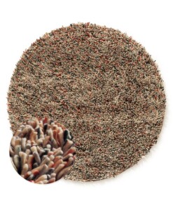 Tapis rond en laine - Aurelia multicolore - overzicht