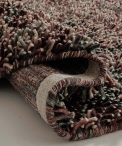 Tapis rond en laine - Aurelia violet - close up, thumbnail