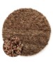 Tapis rond en laine - Aurelia terracotta - overzicht, thumbnail