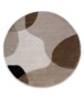 Tapis rond en laine - Dune beige - overzicht, thumbnail