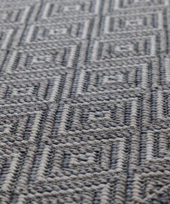 Tapis d'extérieur Carré losange - Sunny Gem gris - close up, thumbnail Tapis d'extérieur Carré losange - Sunny Gem gris - close up, thumbnail