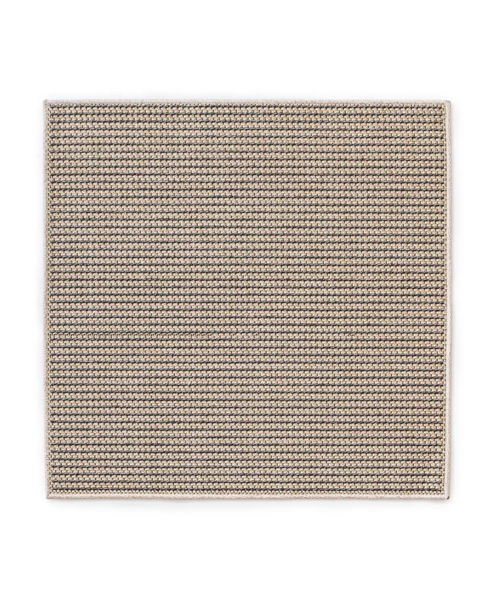 Tapis d'extérieur Carré losange aspect jute - Sunny beige - overzicht Tapis d'extérieur Carré losange aspect jute - Sunny beige - overzicht