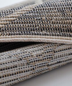 Tapis d'extérieur Carré losange - Sunny beige - close up, thumbnail Tapis d'extérieur Carré losange - Sunny beige - close up, thumbnail