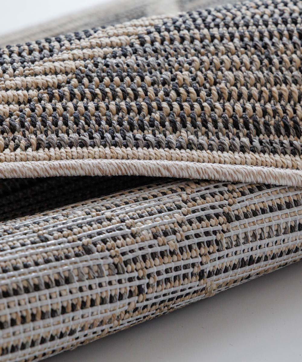 Tapis d'extérieur Carré losange - Sunny beige - close up Tapis d'extérieur Carré losange - Sunny beige - close up