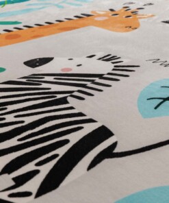 Tapis enfant lavable - Fluffito Jungle Multicolore - close up, thumbnail Tapis enfant lavable - Fluffito Jungle Multicolore - close up, thumbnail