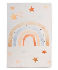 Tapis enfant lavable - Fluffito Arc-en-ciel Multicolore - overzicht, thumbnail