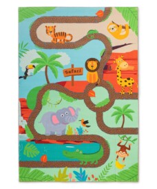 Tapis enfant lavable - Snugway Jungle Vert - overzicht, thumbnail
