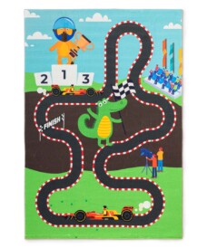 Tapis enfant lavable - Snugway Course Multicolore - overzicht, thumbnail