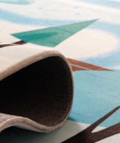 Tapis enfant lavable - Snugway Hiver Blanc/Bleu - close up, thumbnail Tapis enfant lavable - Snugway Hiver Blanc/Bleu - close up, thumbnail