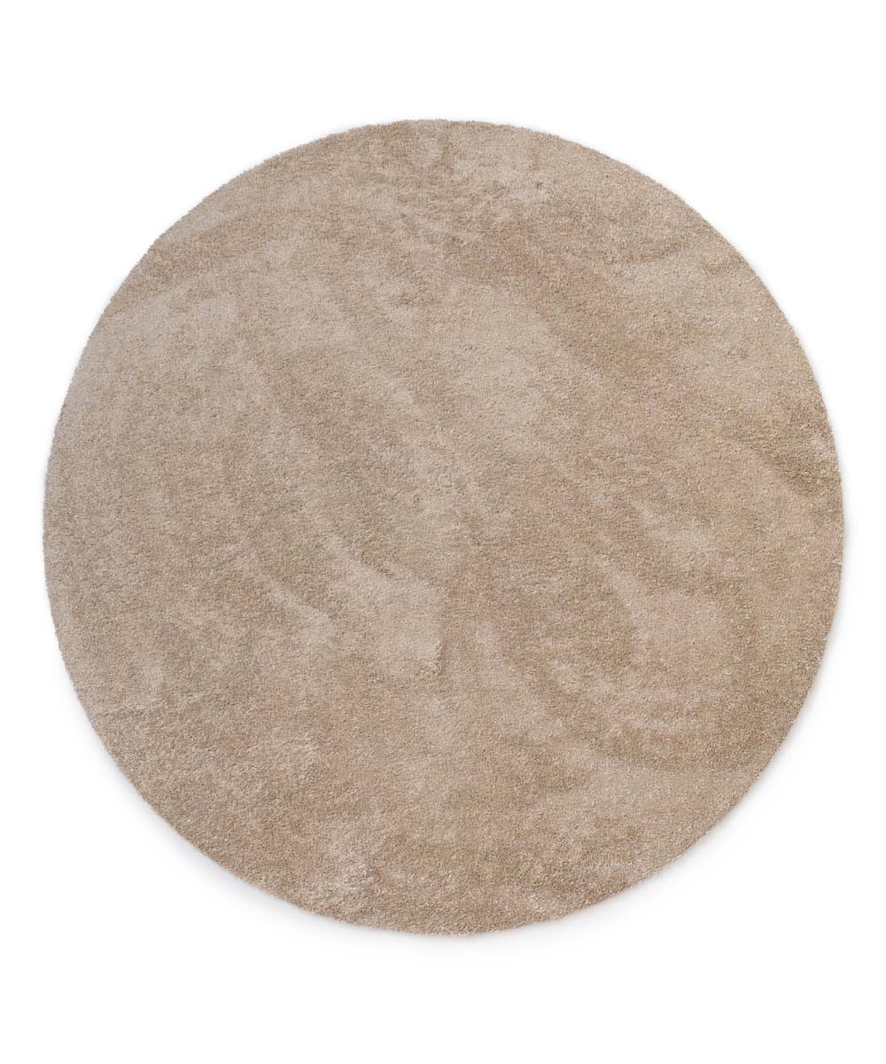 Tapis rond lavable - Fresh beige - overzicht Tapis rond lavable - Fresh beige - overzicht