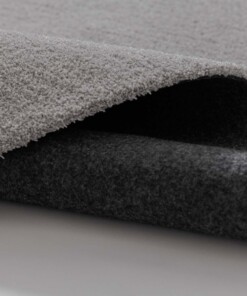 Tapis rond lavable - Softwash gris clair - close up, thumbnail Tapis rond lavable - Softwash gris clair - close up, thumbnail