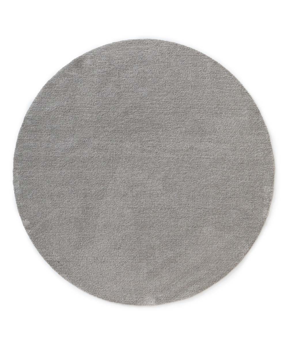 Tapis rond lavable - Softwash gris clair - overzicht Tapis rond lavable - Softwash gris clair - overzicht