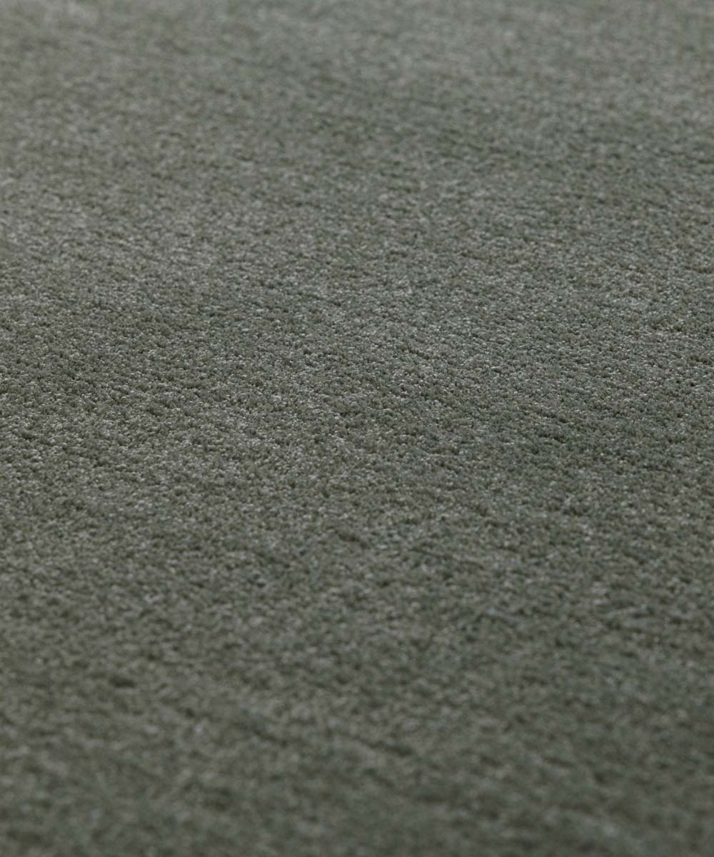 Tapis rond lavable - Softwash vert sauge - close up Tapis rond lavable - Softwash vert sauge - close up