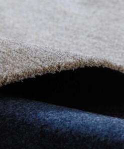Tapis rond lavable - Softwash couleur sable - close up