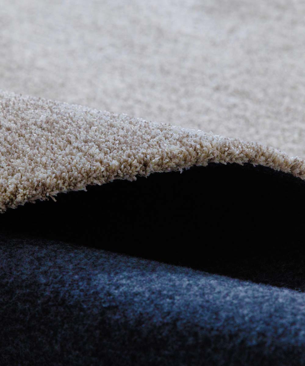 Tapis rond lavable - Softwash couleur sable - close up Tapis rond lavable - Softwash couleur sable - close up