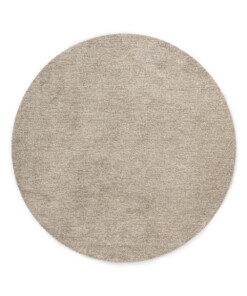 Tapis rond lavable - Softwash couleur sable - overzicht