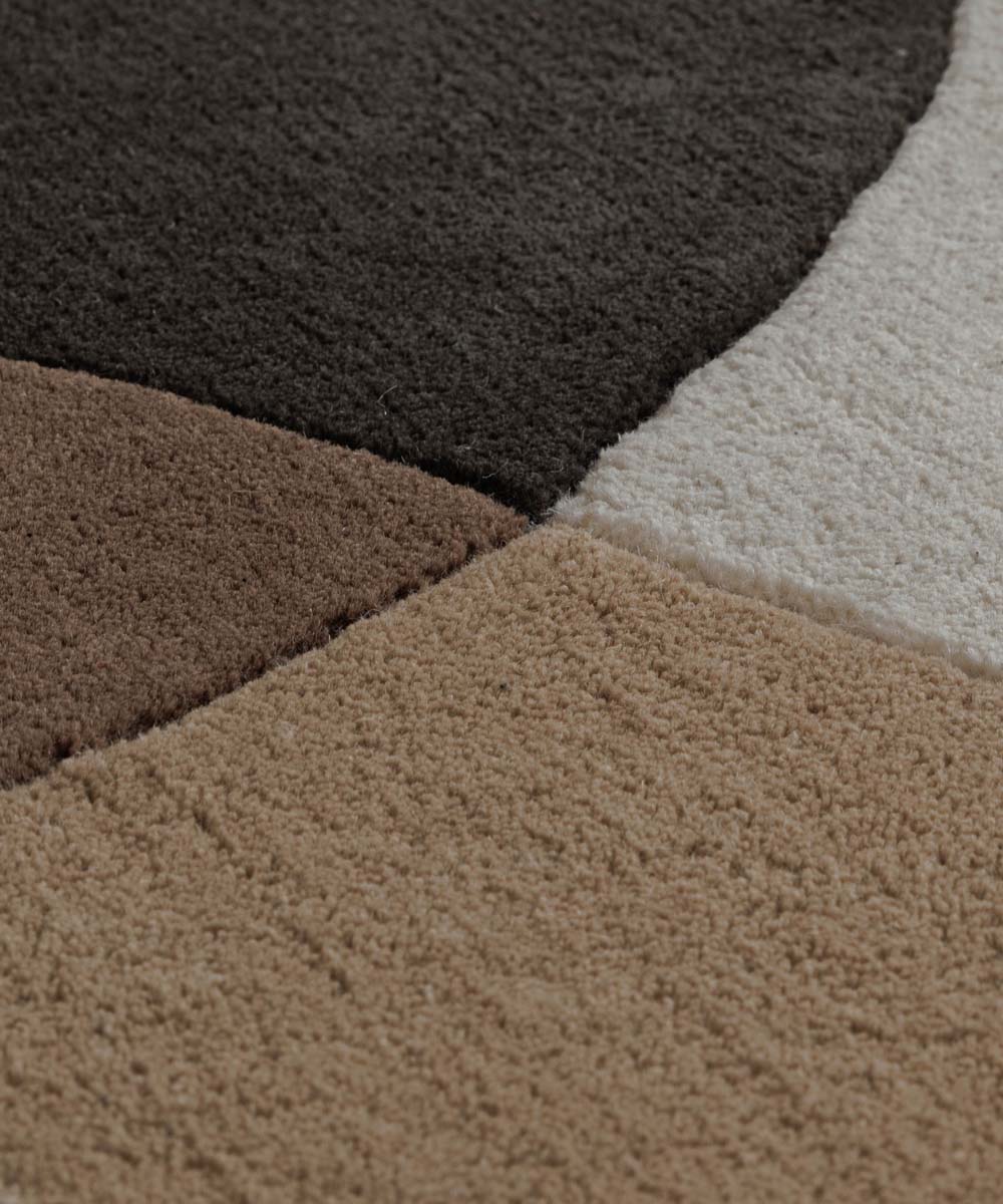 Tapis en laine - Dune beige - close up Tapis en laine - Dune beige - close up