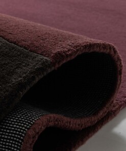 Tapis en laine - Dune violet - close up