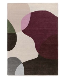 Tapis en laine - Dune violet - overzicht, thumbnail
