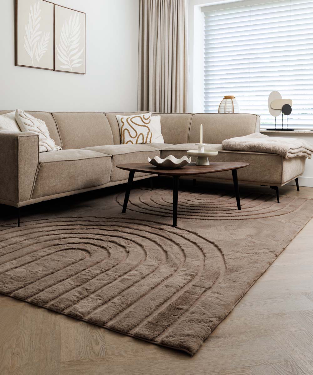 Tapis moelleux - Carvy Taupe - sfeer Tapis moelleux - Carvy Taupe - sfeer