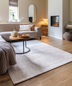 Tapis poil ras​ - Loom argent - sfeer