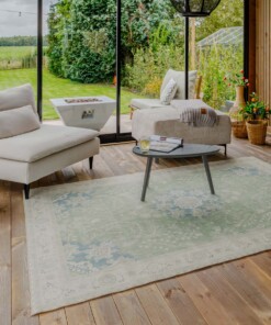 Tapis extérieur vintage - Valenca Luna vert sauge - sfeer