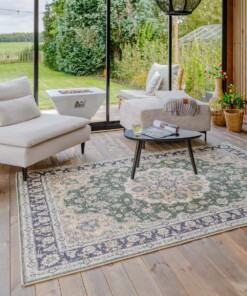 Tapis extérieur vintage - Valenca Nova vert foncé - sfeer