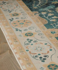 Tapis extérieur vintage - Valenca Sera vert - close up, thumbnail