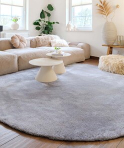 Tapis rond lavable - Clean Prestige gris - sfeer