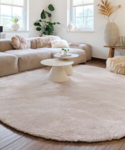 Tapis rond lavable - Clean Prestige beige - sfeer