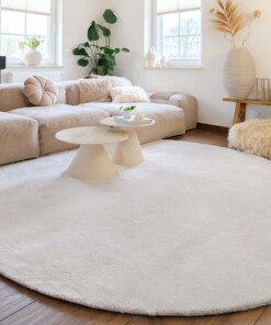 Tapis rond lavable - Clean Prestige crème - sfeer