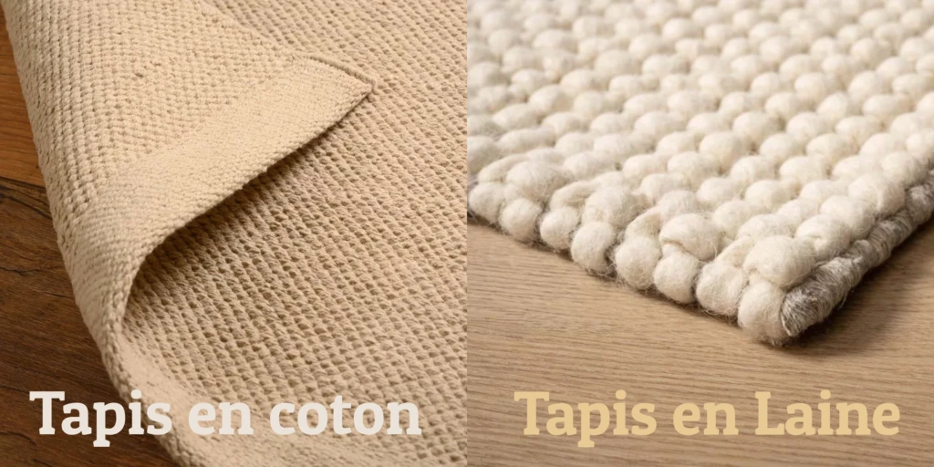tapis en coton vs tapis en laine