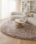 Tapis shaggy forme organique - Sveve Pebble couleur du sable - sfeer, thumbnail