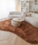 Tapis organique shaggy - Sveve cognac - sfeer, thumbnail
