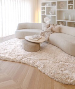 Tapis organique shaggy - Sveve ivoire - sfeer