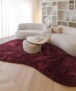 Tapis organique shaggy - Sveve bordeaux - sfeer, thumbnail