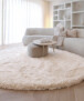 Tapis rond shaggy - Sveve ivoire - sfeer, thumbnail