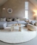 Tapis rond en laine - Silvull ivoire - sfeer, thumbnail