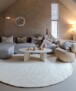 Tapis rond en laine - Tvist ivoire - sfeer, thumbnail