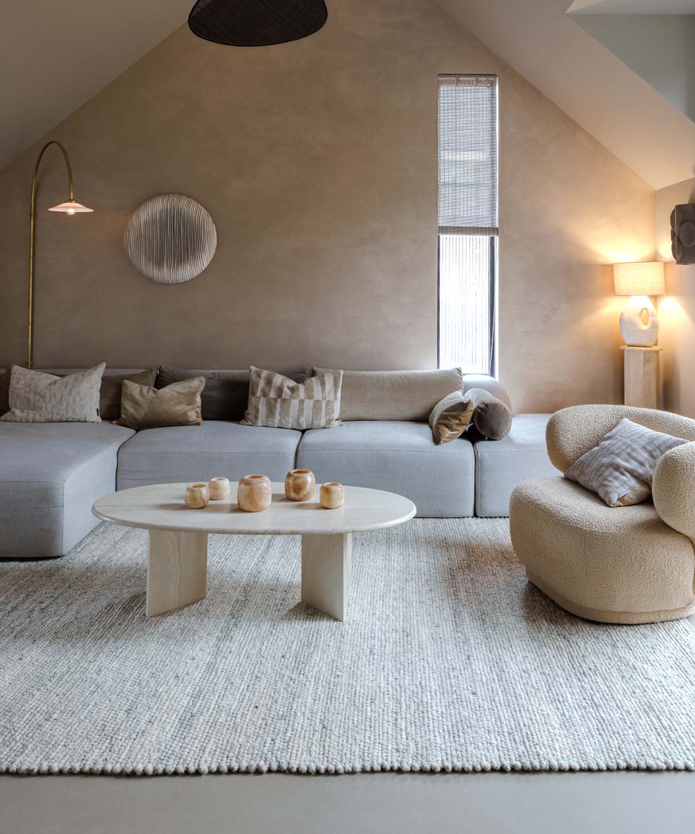 Tapis en laine - Heimur gris/naturel - sfeer Tapis en laine - Heimur gris/naturel - sfeer