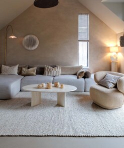 Tapis en laine - Silvull beige - sfeer