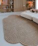 Tapis design organique - Balans beige - sfeer, thumbnail