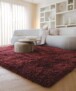 Tapis shaggy - Sveve bordeaux - sfeer, thumbnail
