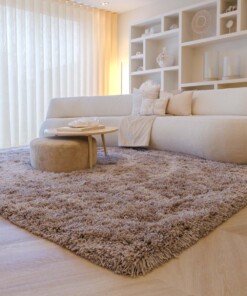 Tapis shaggy - Sveve couleur du sable - sfeer