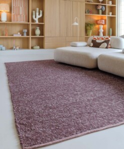 Tapis en laine - Silvull bordeaux - sfeer