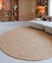 Tapis rond en laine - Silvull cognac - sfeer, thumbnail