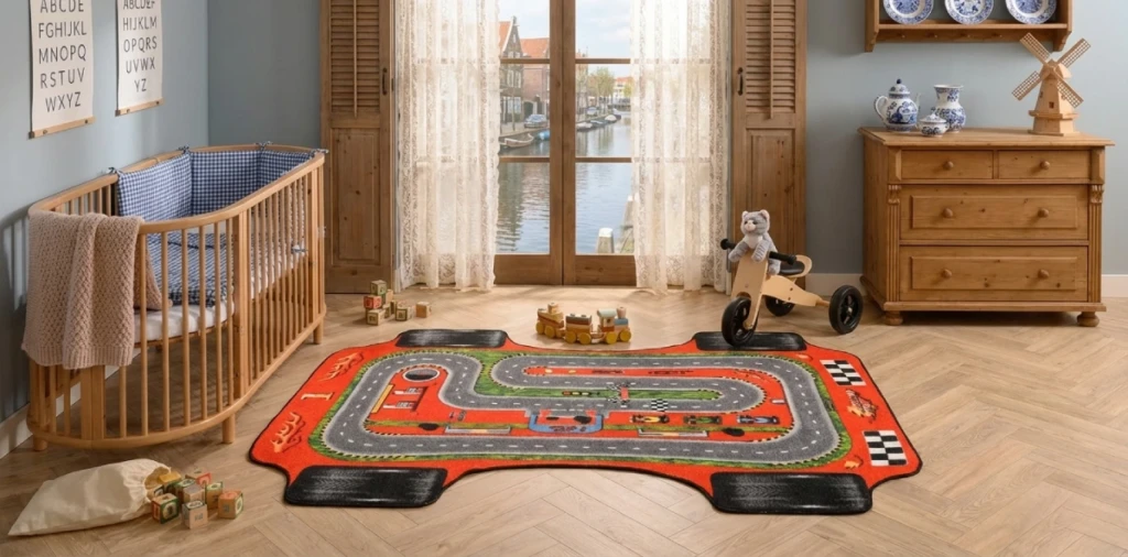 tapis circuit petites voitures