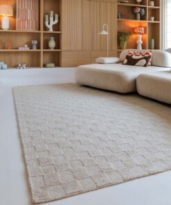 Tapis en laine - Tavle beige - sfeer