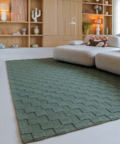 Tapis en laine - Tavle vert - sfeer